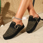 Starlit Buckle Clogs