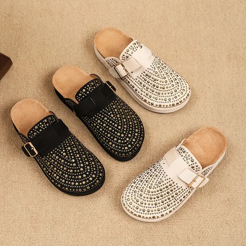 Starlit Buckle Clogs