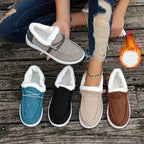 Supportive Faux Fur Loafers