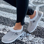 Supportive Faux Fur Loafers