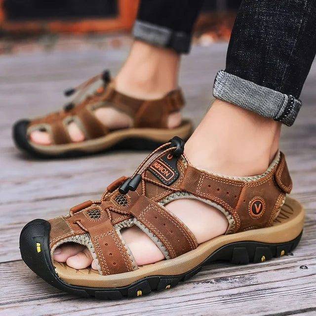 Supportive Leather Sandals