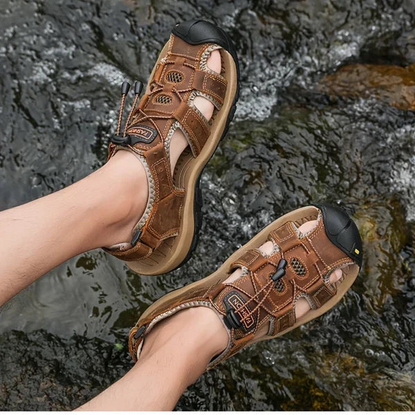 Supportive Leather Sandals