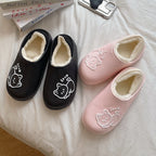 Teddy Bear Cotton and Faux Fur Clogs
