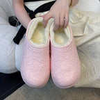 Teddy Bear Cotton and Faux Fur Clogs