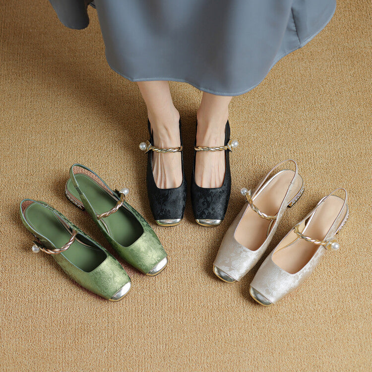 Twilight Crown Slingback Pump