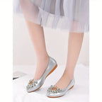 Vivienne Rhinestone Ballet Flats