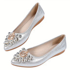 Vivienne Rhinestone Ballet Flats