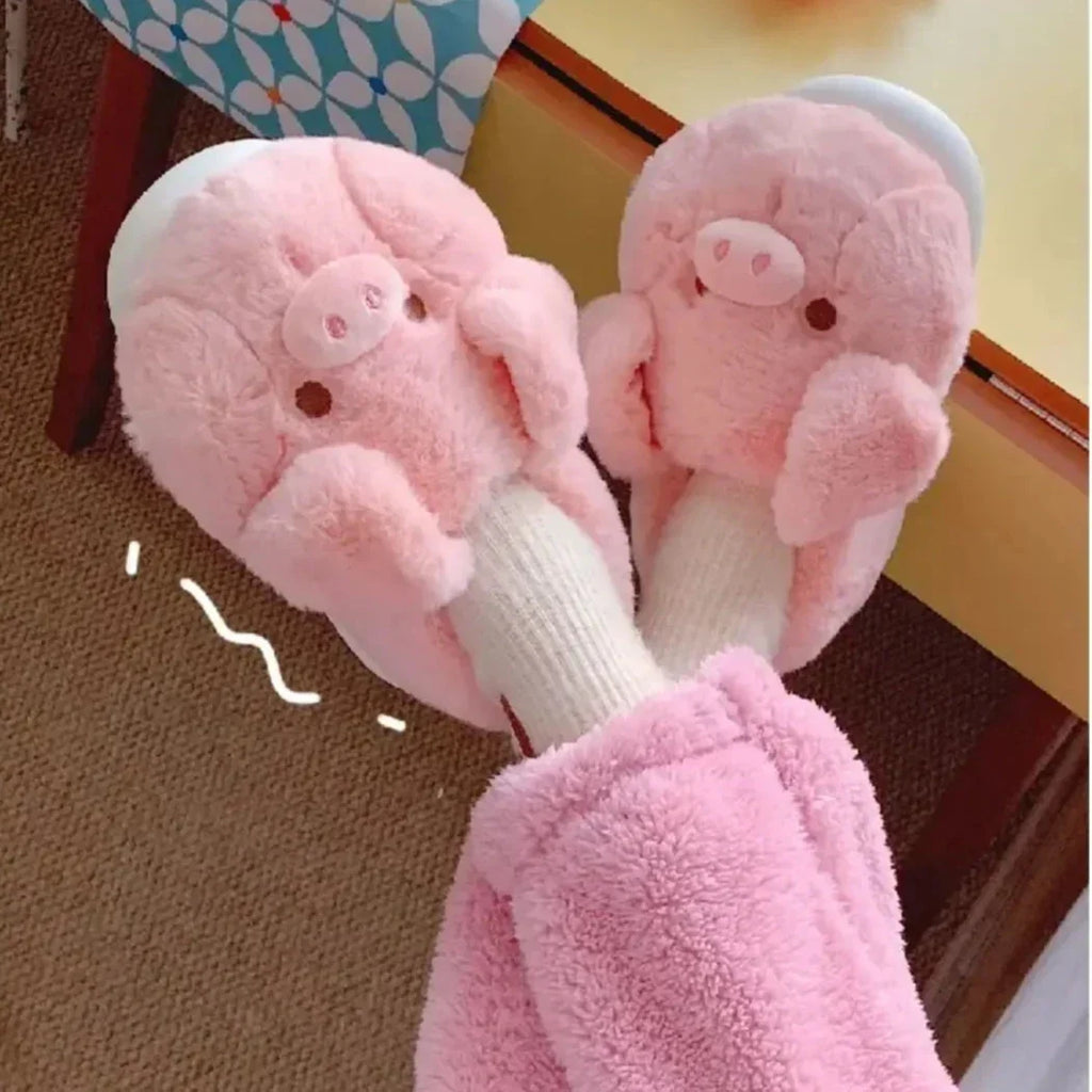 Warm Cow Slippers