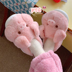 Warm Cow Slippers