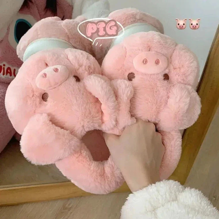 Warm Cow Slippers