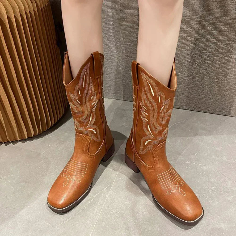 Women's Canyon Leather Western Boots