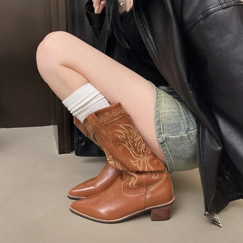Women's Canyon Leather Western Boots